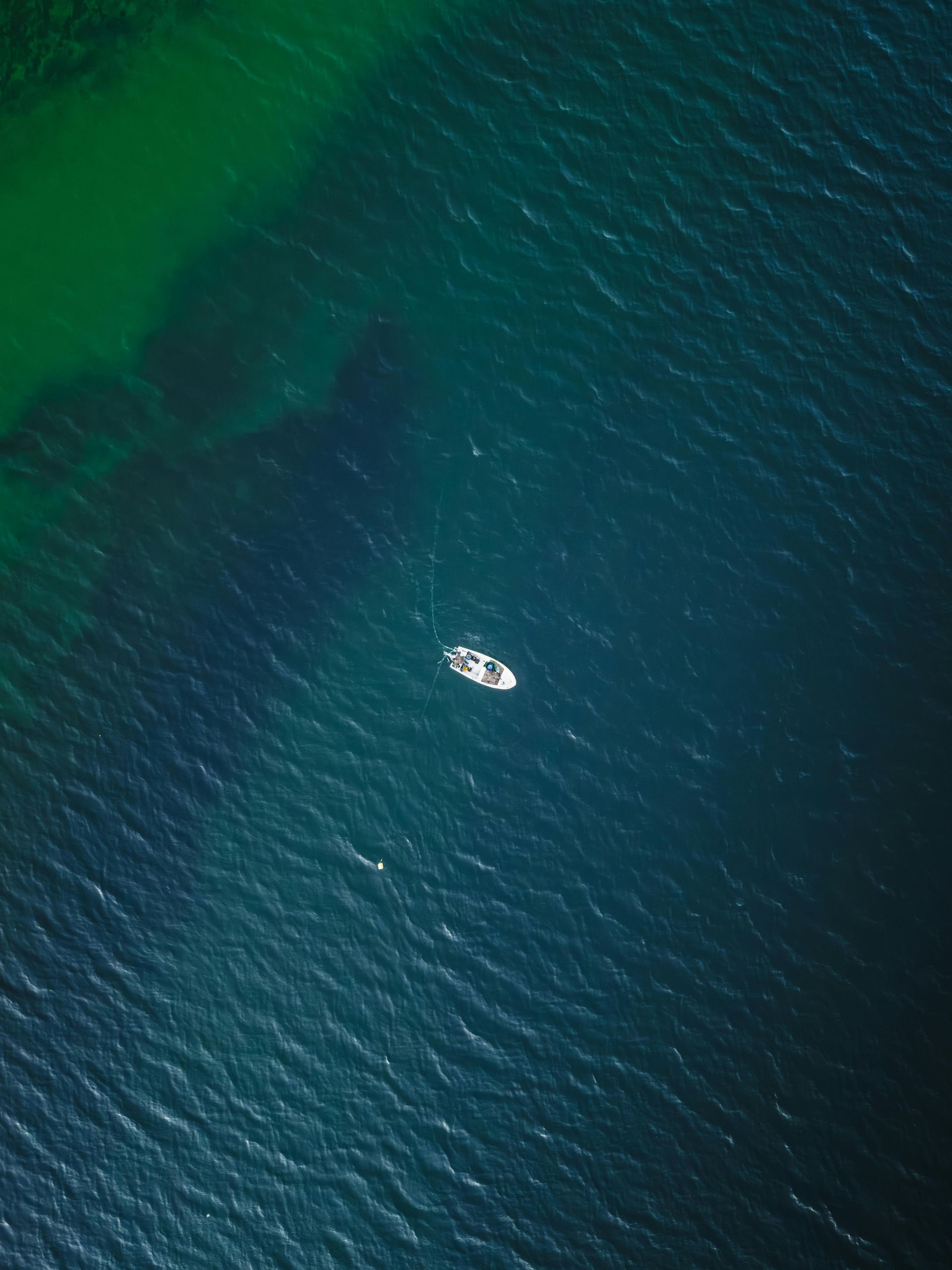 Boat on dark blue water during fishing trip Panama City Beach with Reel Groovy Experiences