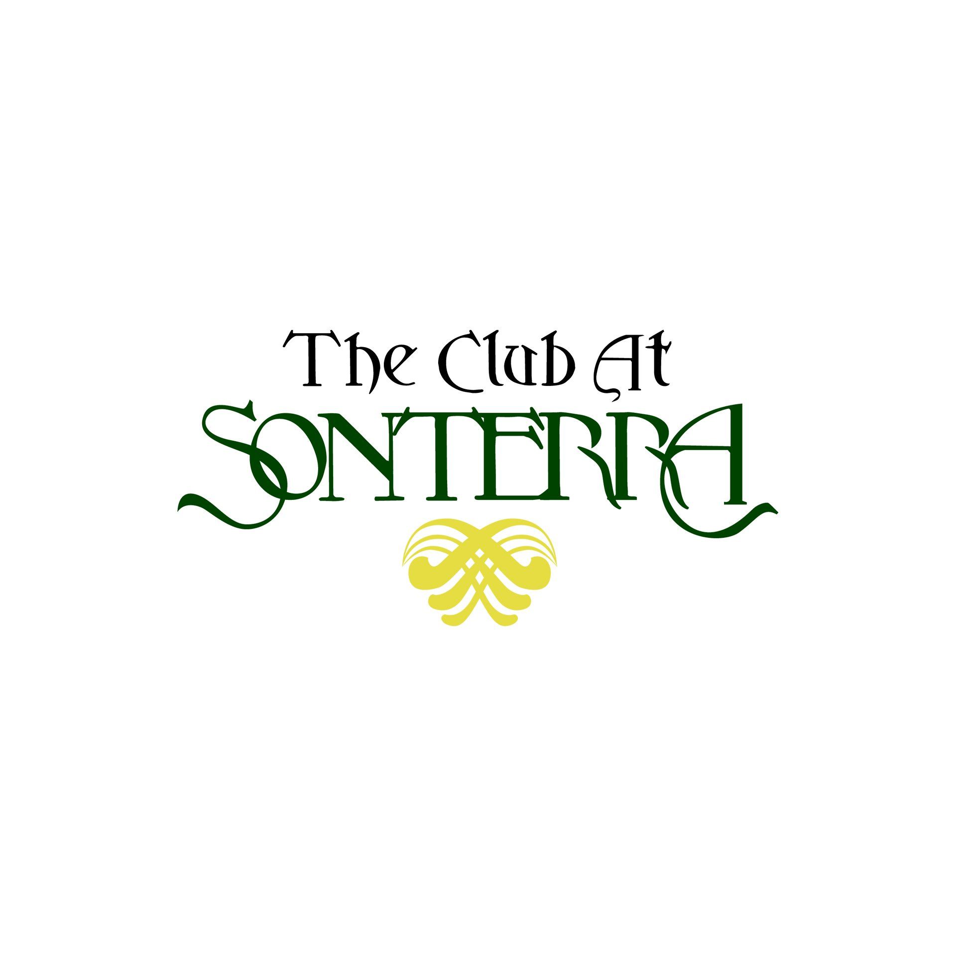 The club at sonterra logo on a white background