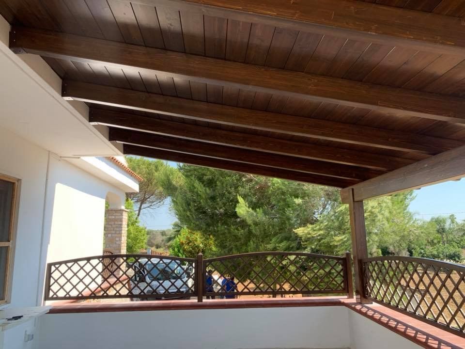 tettoia in legno