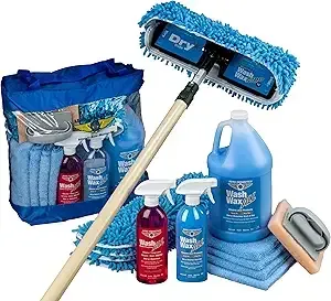 A mop with the word dry on it
