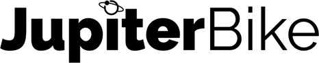 Jupiter Bike logo with a stylized planet.