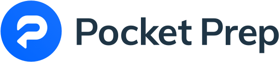 Pocket Prep logo: Blue circle with a white