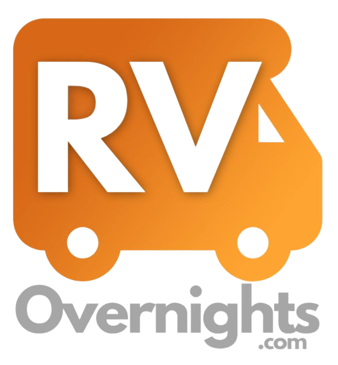 Orange RV logo with the letters 