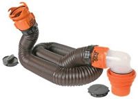 It looks like a hose with a light attached to it.