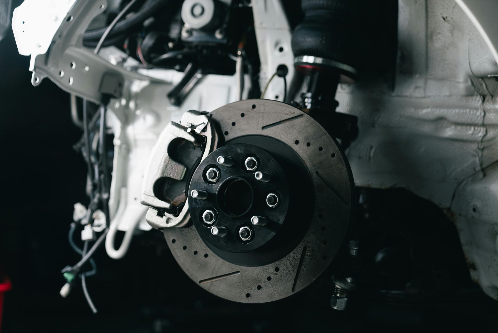 Precision Brake Inspection at Cranks Auto