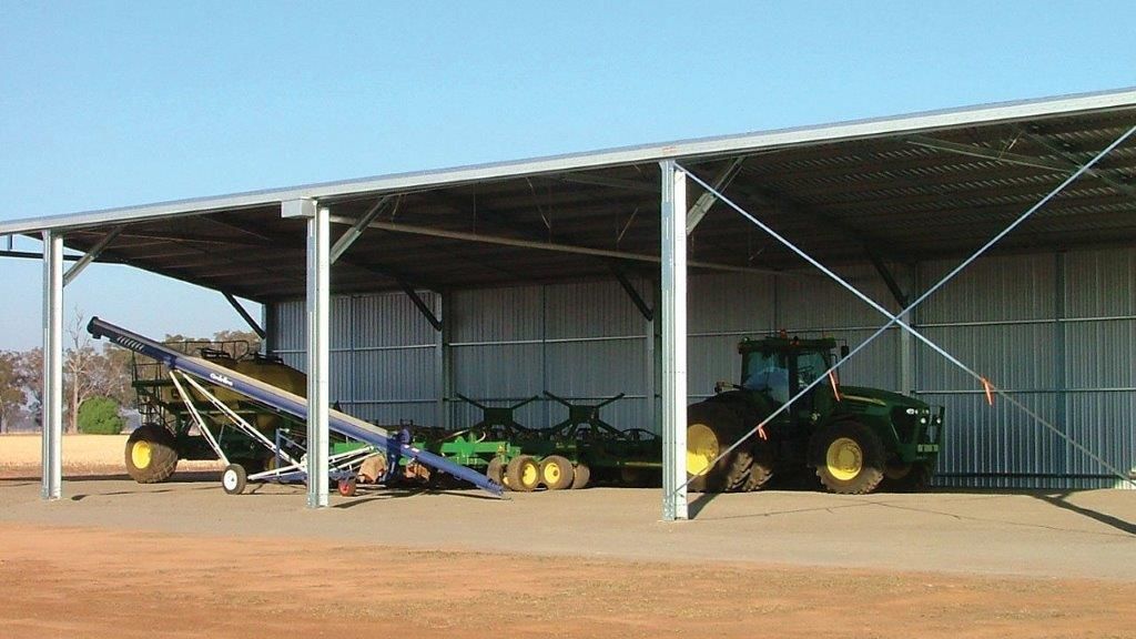A Green Shed Against A Rural Backdrop — More Than Garages Pty Ltd–Ranbuild Tamworth in Taminda, NSW