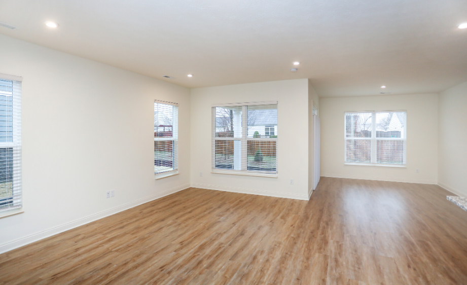 Open floor plan living room photo