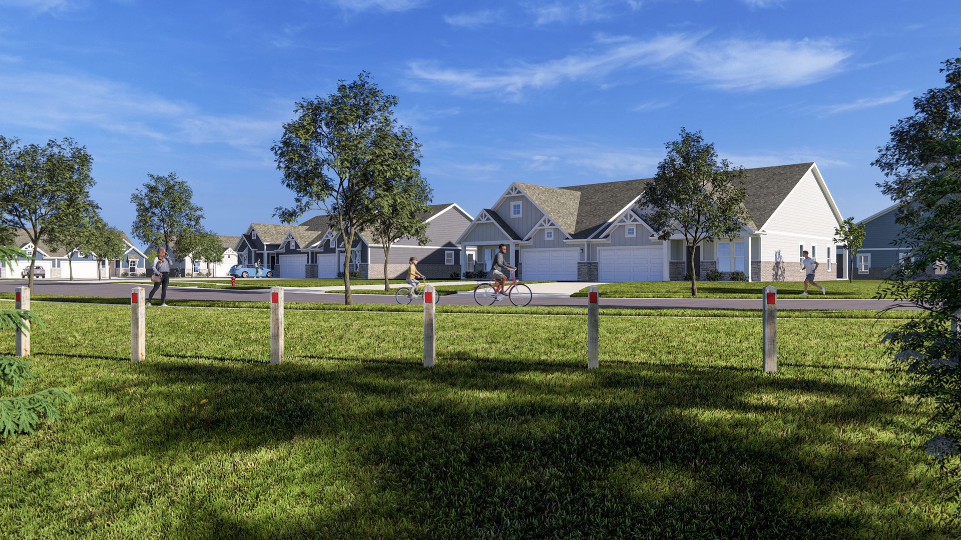 Westhaven home rendering - dog park area