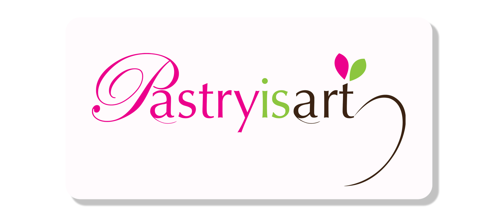 Pastry is art Color Logo