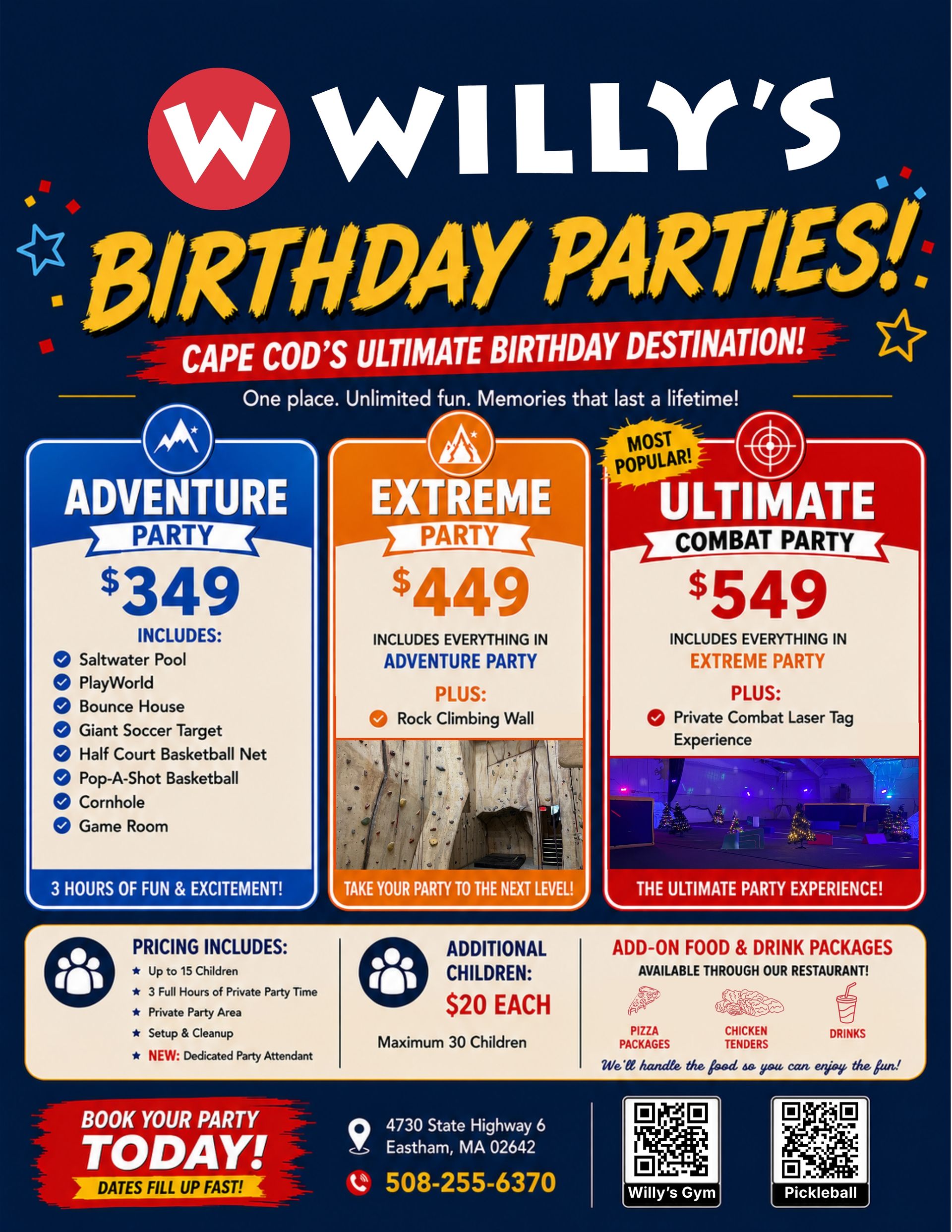 Birthday Party options
