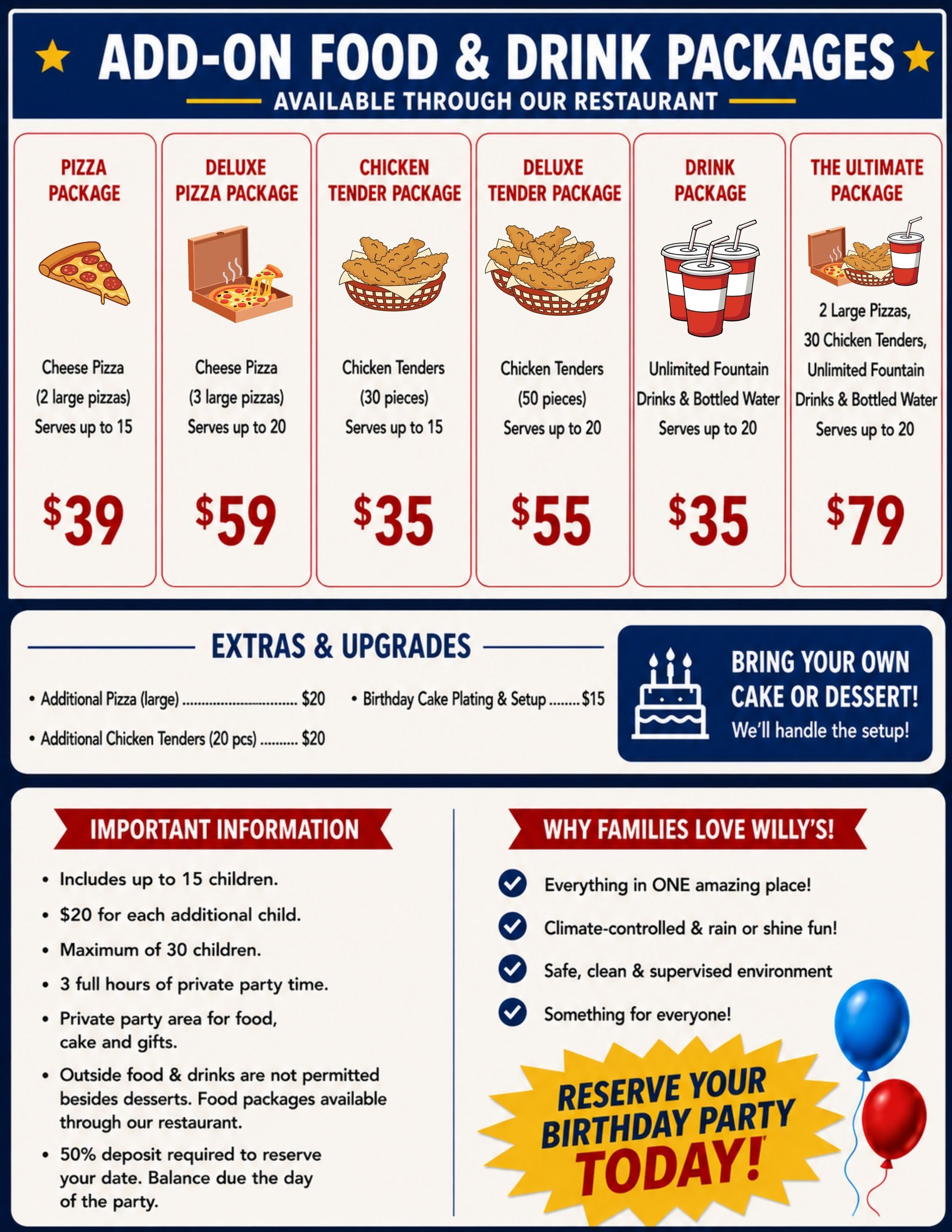 Food & Drink packages