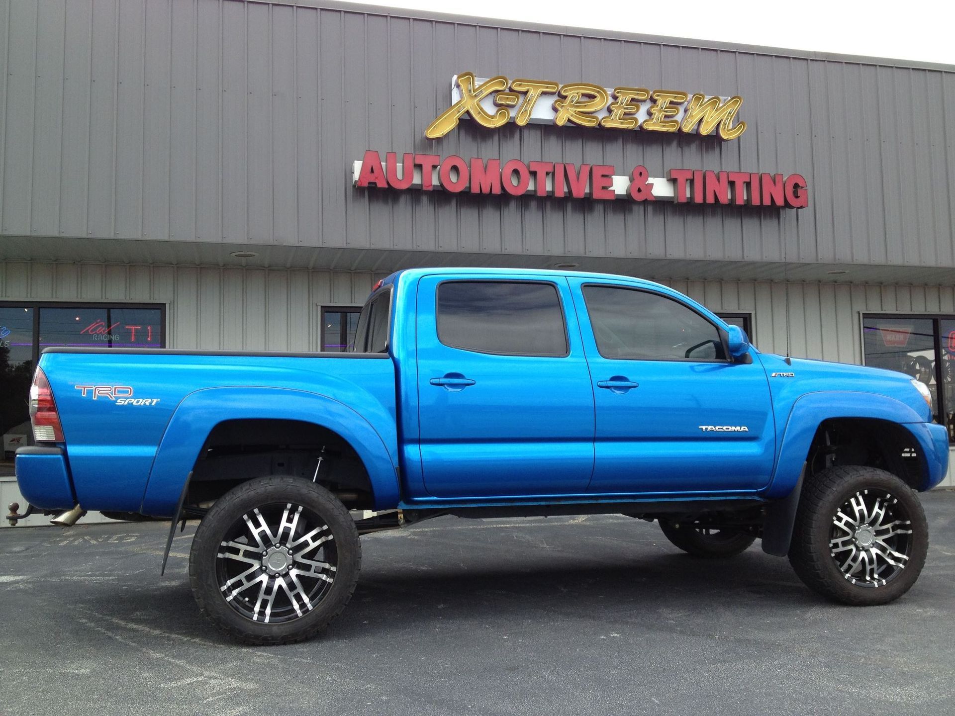truck with windows tinted