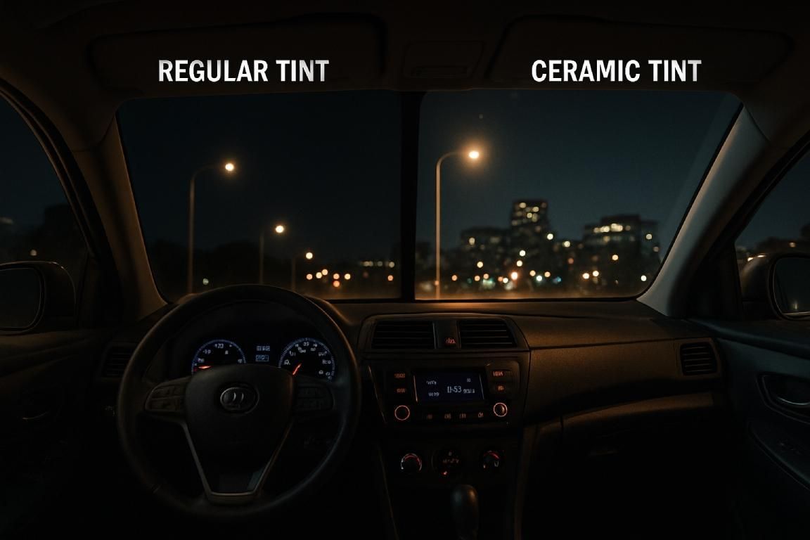 Nano ceramic tint night visibility