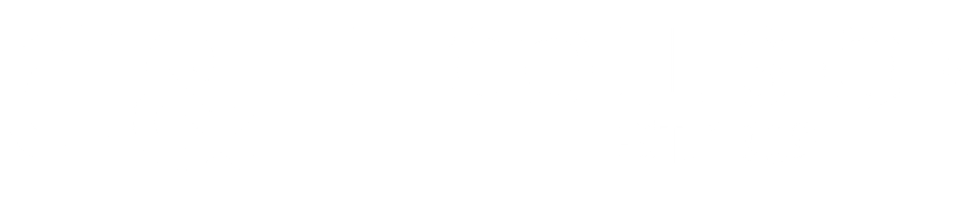 White horizontal bar with a thin black line across the center on a white background