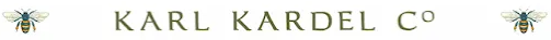 Logo: "KARL KARDEL CO" with a stylized insect on each side.