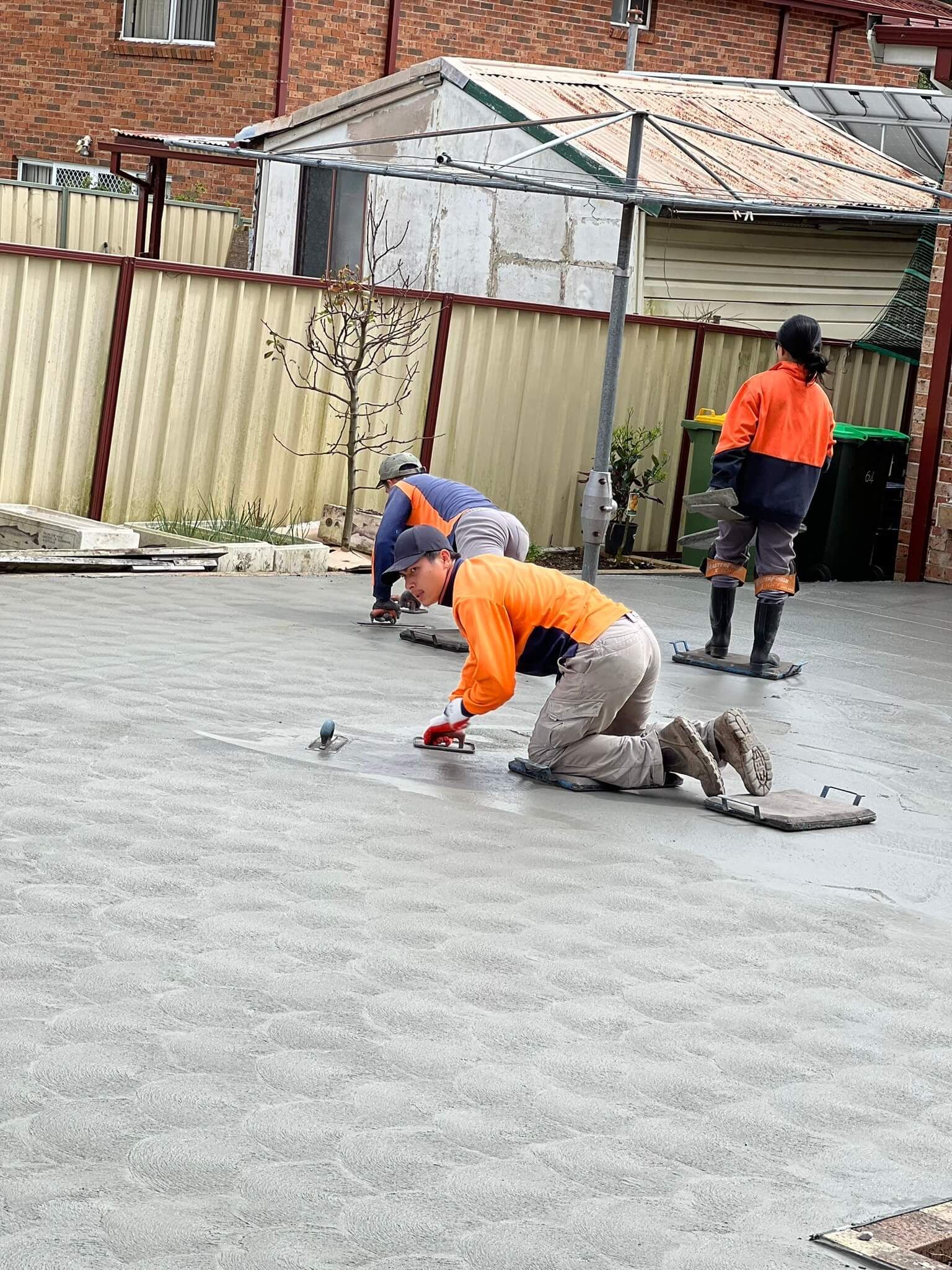 land leveling work