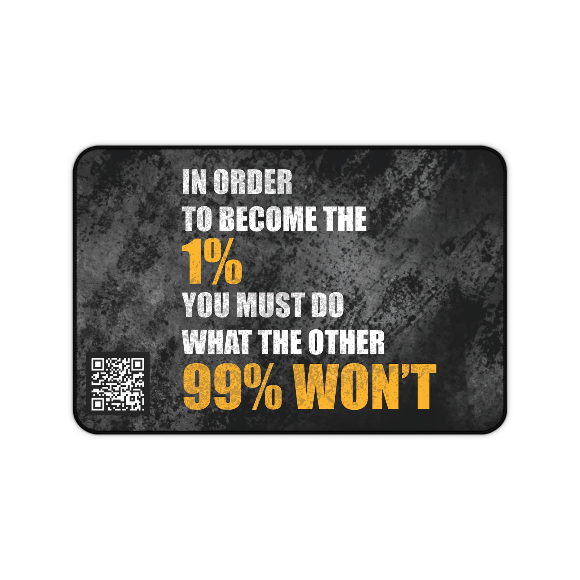 Become The 1% Mouse Pad With A Updatable QR Code