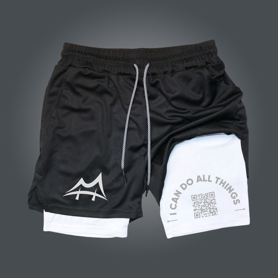 I Can Do All Things Updatable QR Code Shorts
