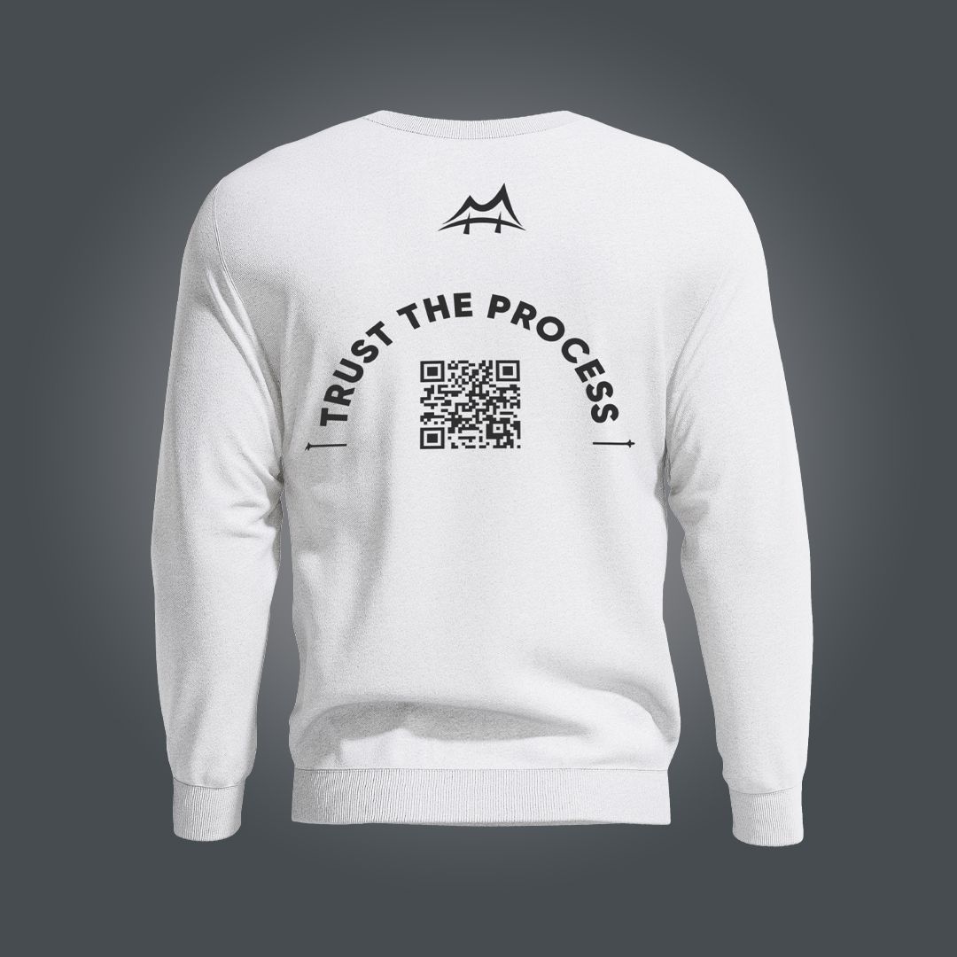 Trust The Process Updatable QR Code Sweatshirt