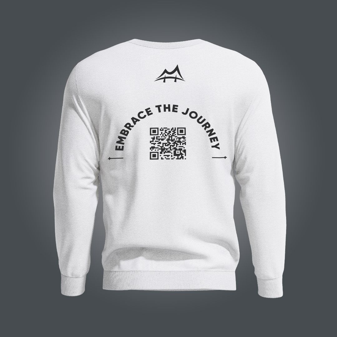Embrace The Journey Updatable QR Code Sweatshirt