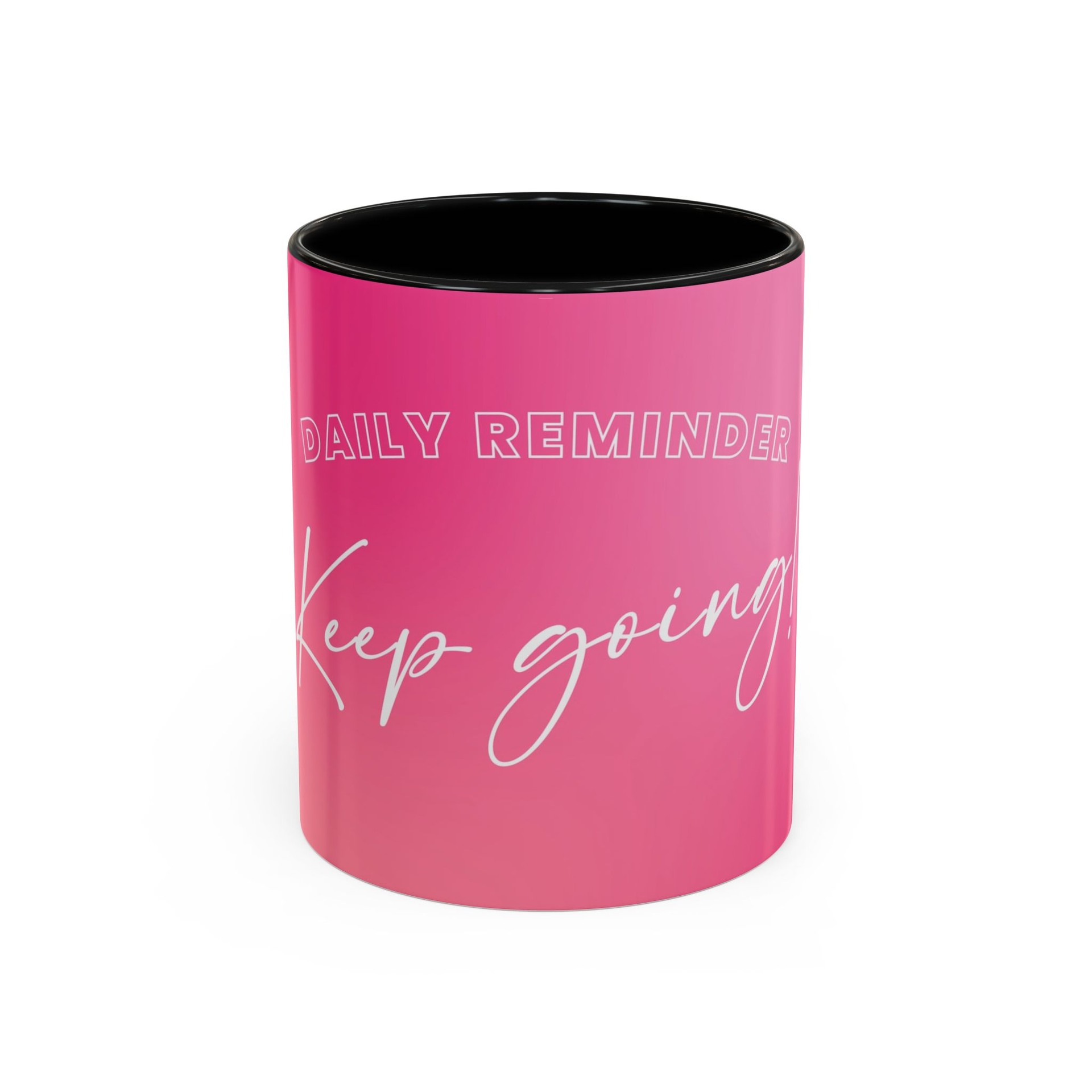 Keep Going Mug With A Updatable QR Code
