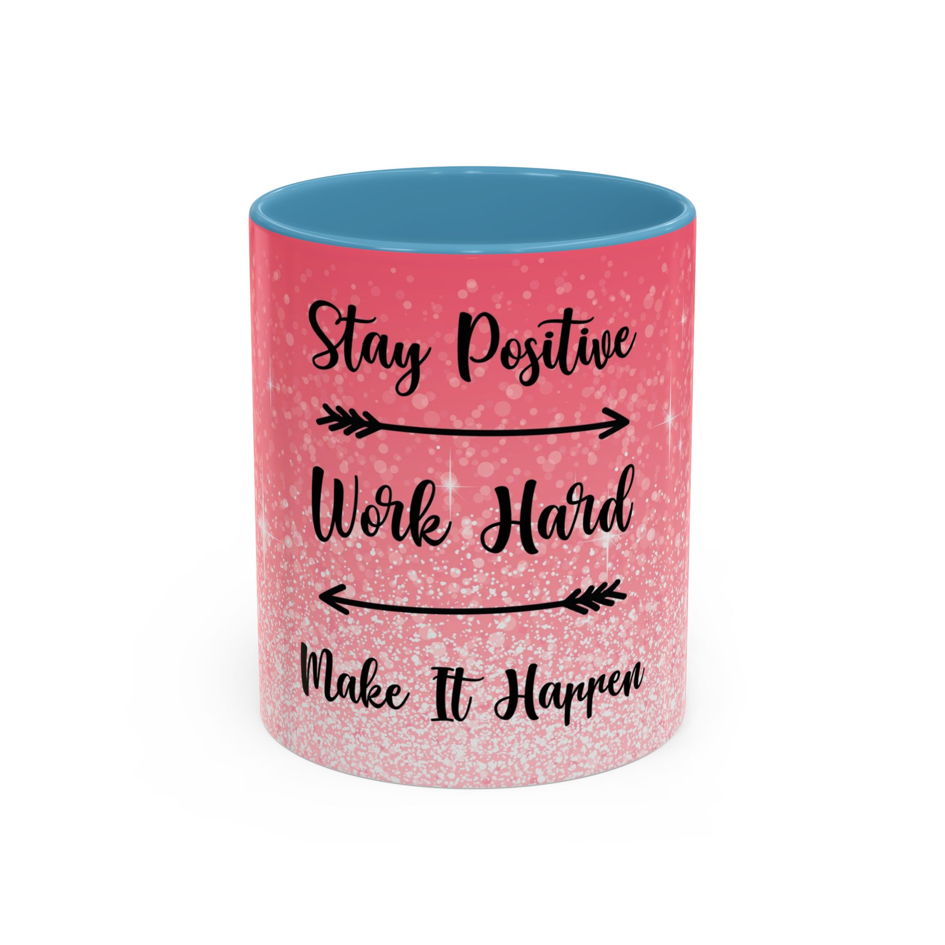 Stay Positive Mug With A Updatable QR Code