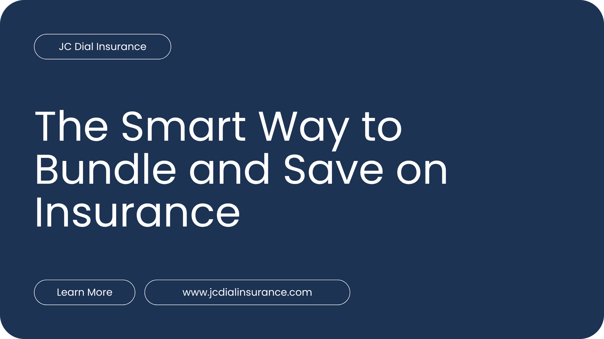 Title banner displaying 'The Smart Way to Bundle and Save on Insurance'