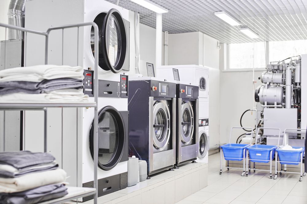 Commercial Laundry Facility — Flynns Beach Service Laundry in Lighthouse Beach, NSW