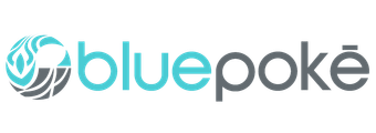 blue pokē | Logo