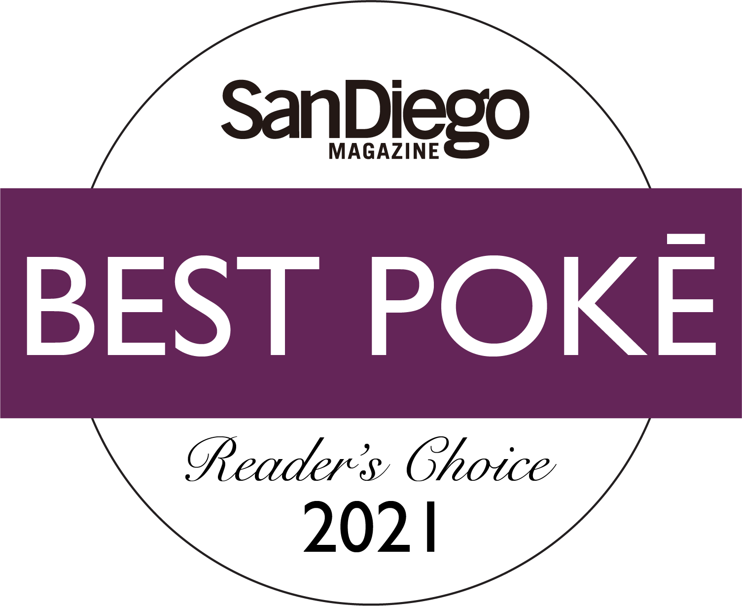 blue pokē | San Diego Magazine Reader's Choice Best Poke 2021
