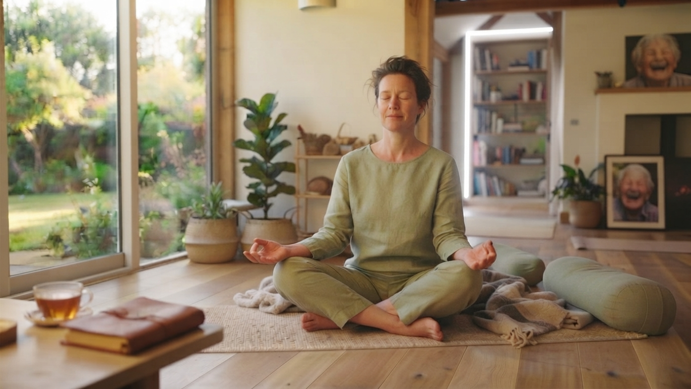 Yoga for Stress Relief for caregivers and mental wellness