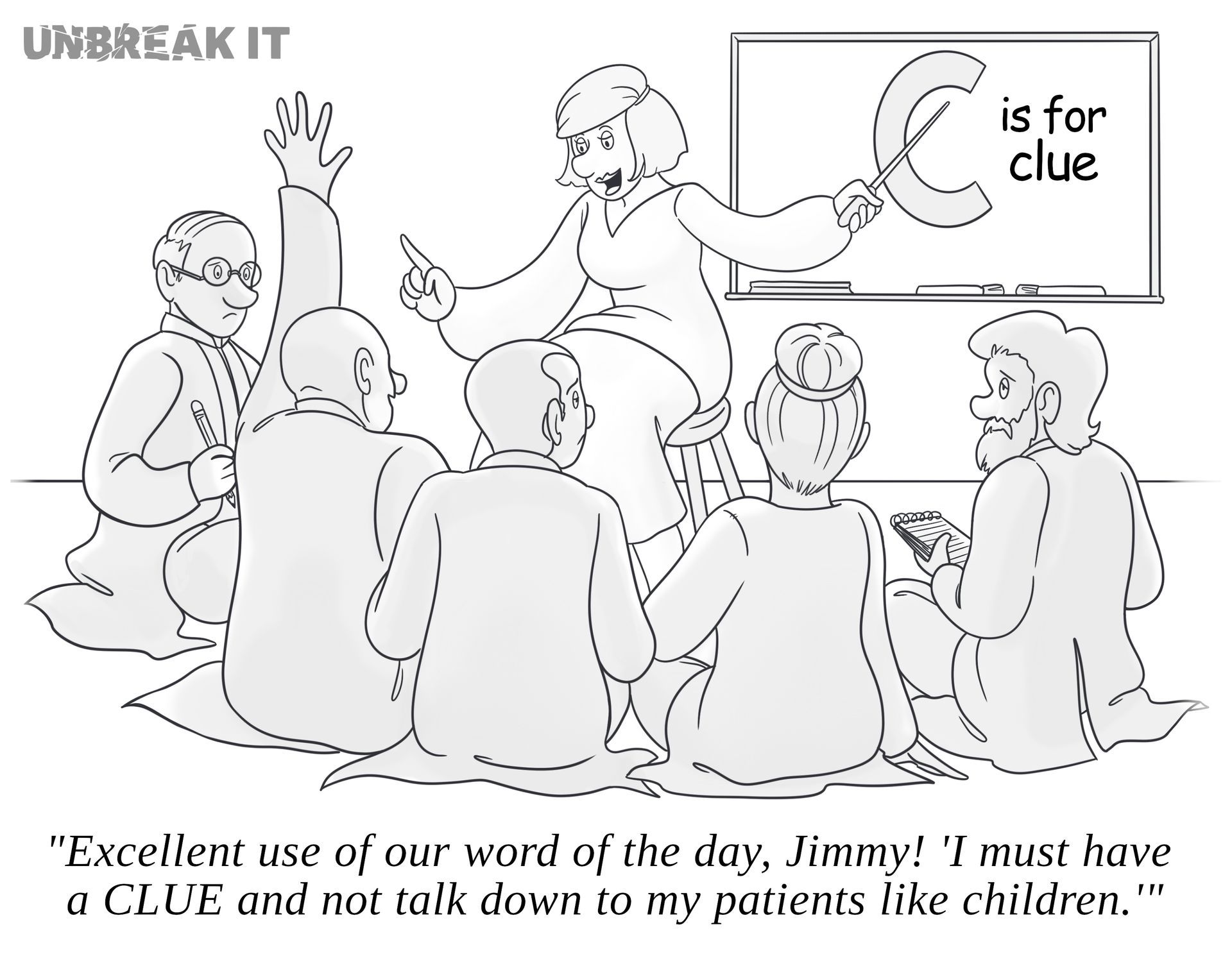 talking-down-to-patients-cartoon