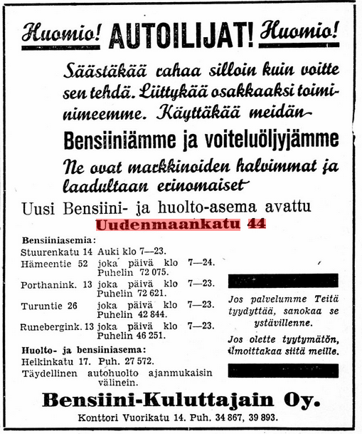 BK eli Bensiinin Kuluttajain