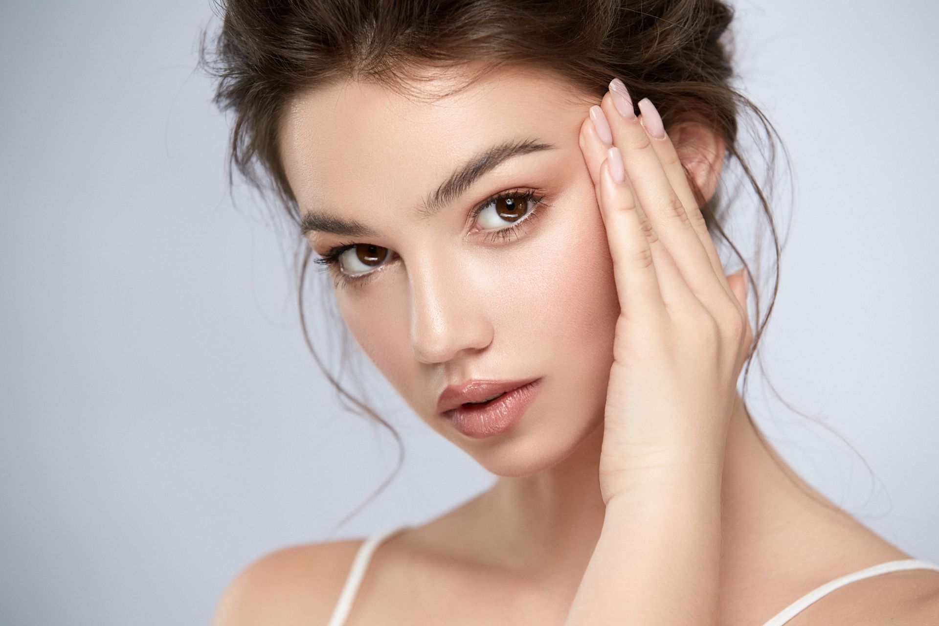 Young woman with beautiful skin