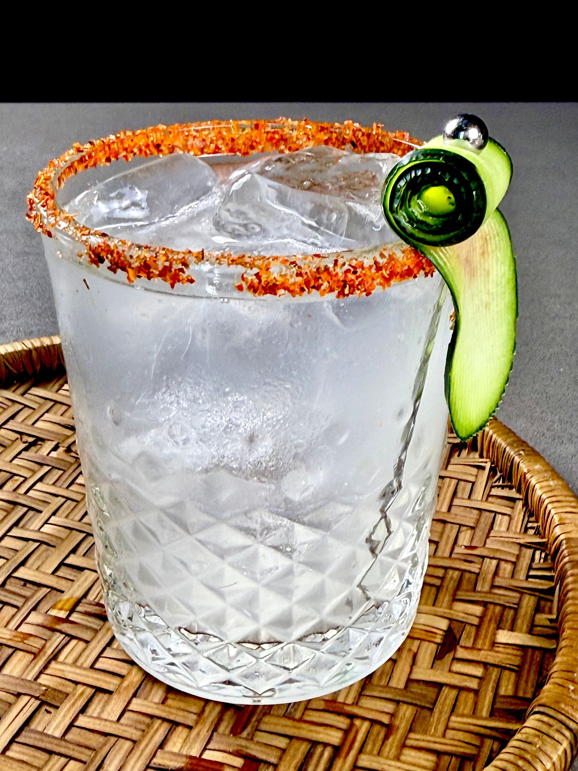 Effortless cucumber jalapeno margarita
