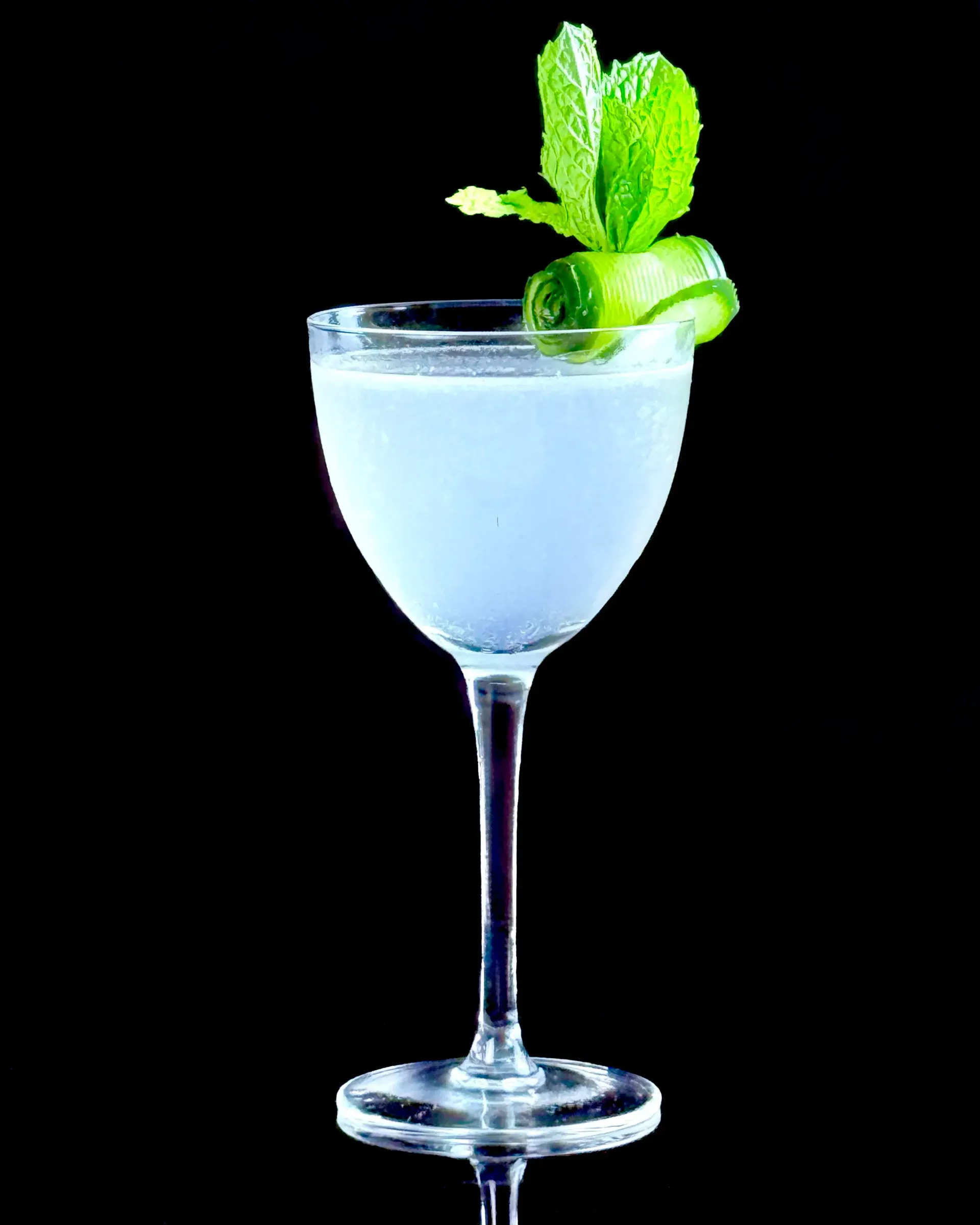Mint Condition, a cucumber-mint vodka cocktail served up for a cool, aromatic, garden-fresh profile