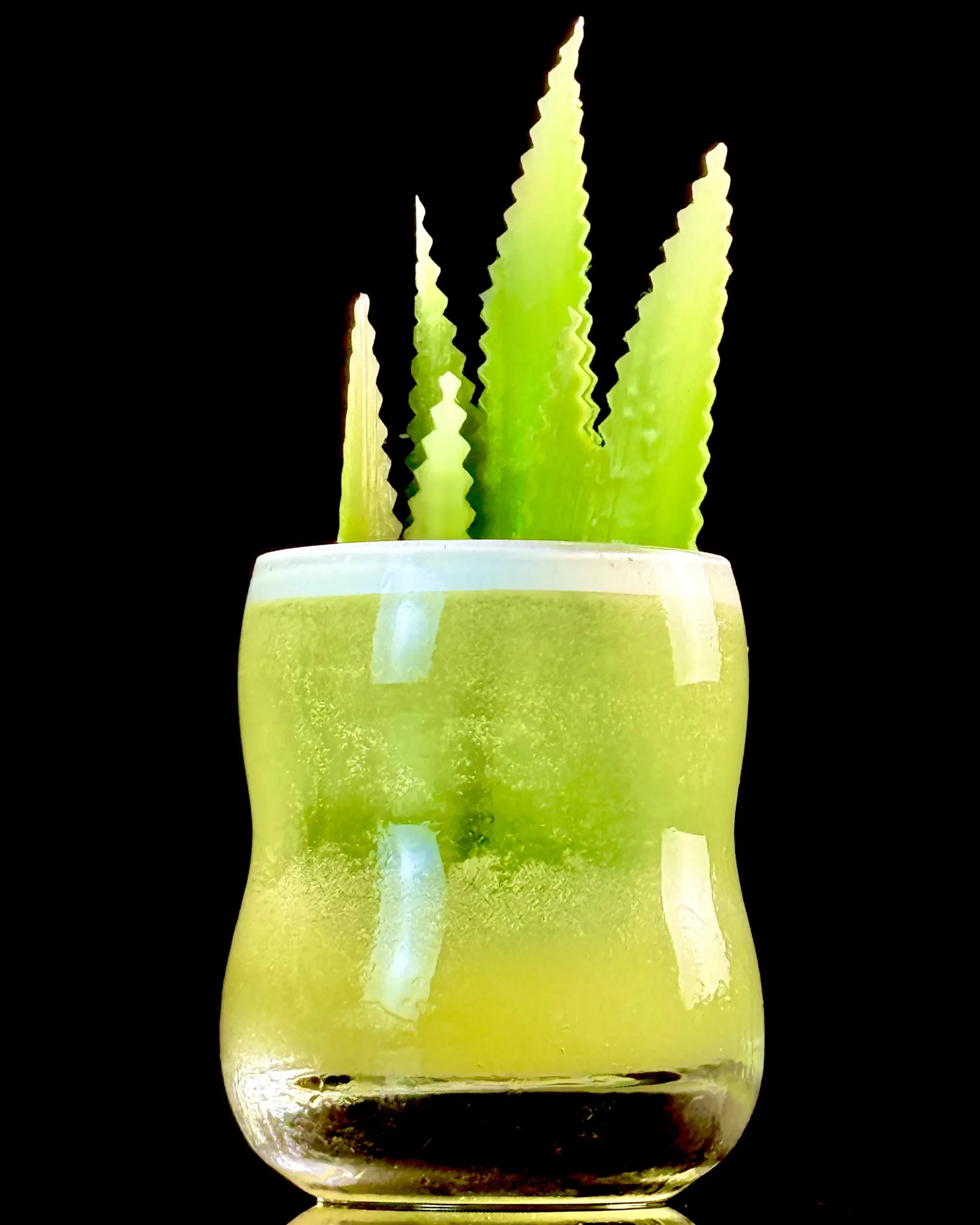 Skinny Piña-Margarita, a pineapple-forward margarita with orange bitters and structured lime acidity