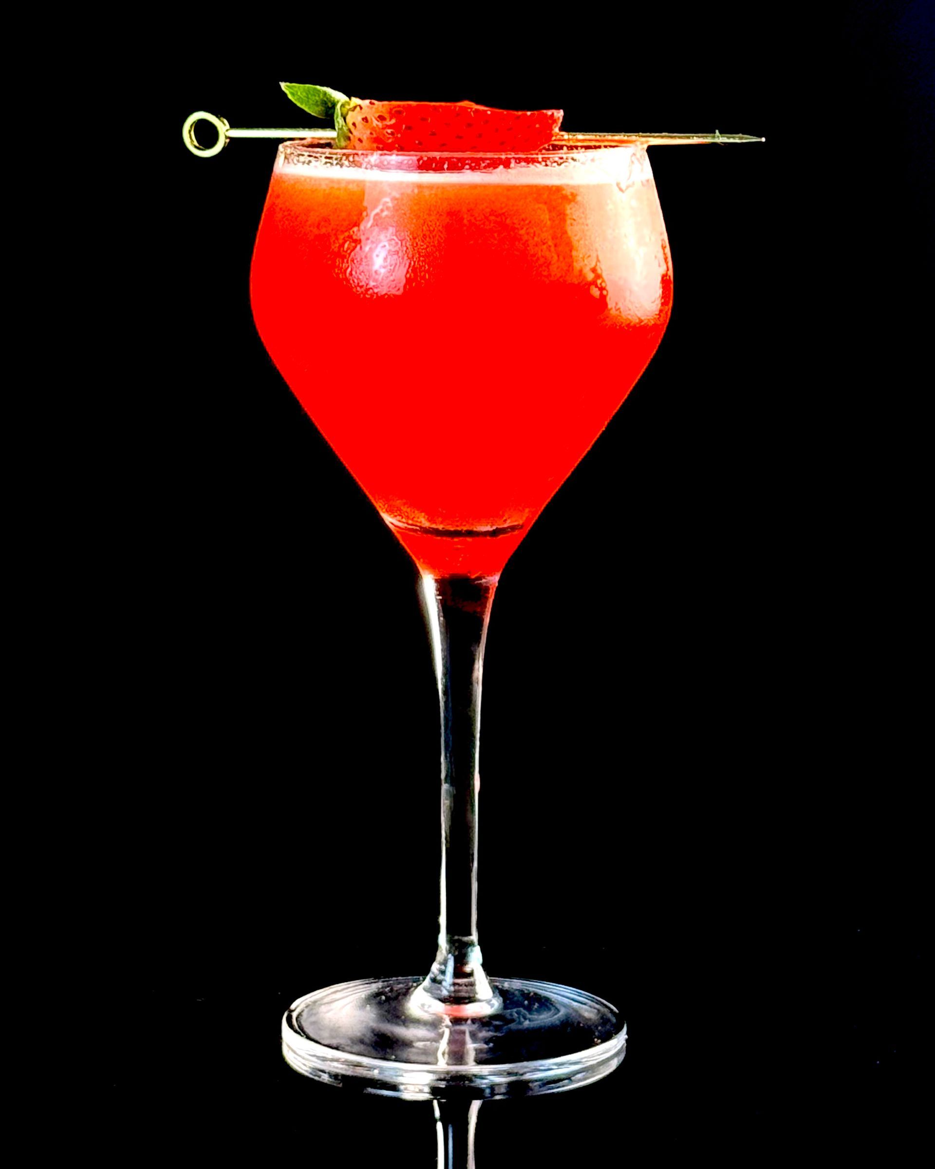 Beautiful Skinny Strawberry Daiquiri