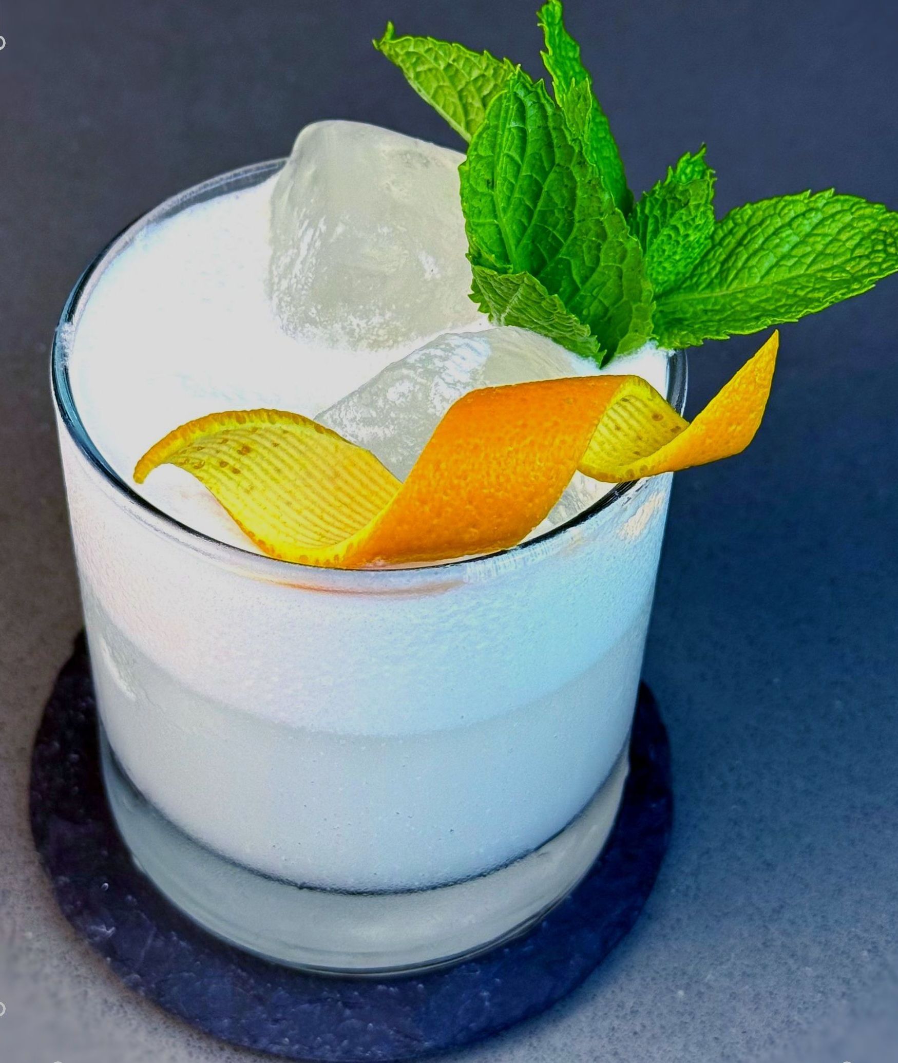 Delicious, creamy coconut margarita