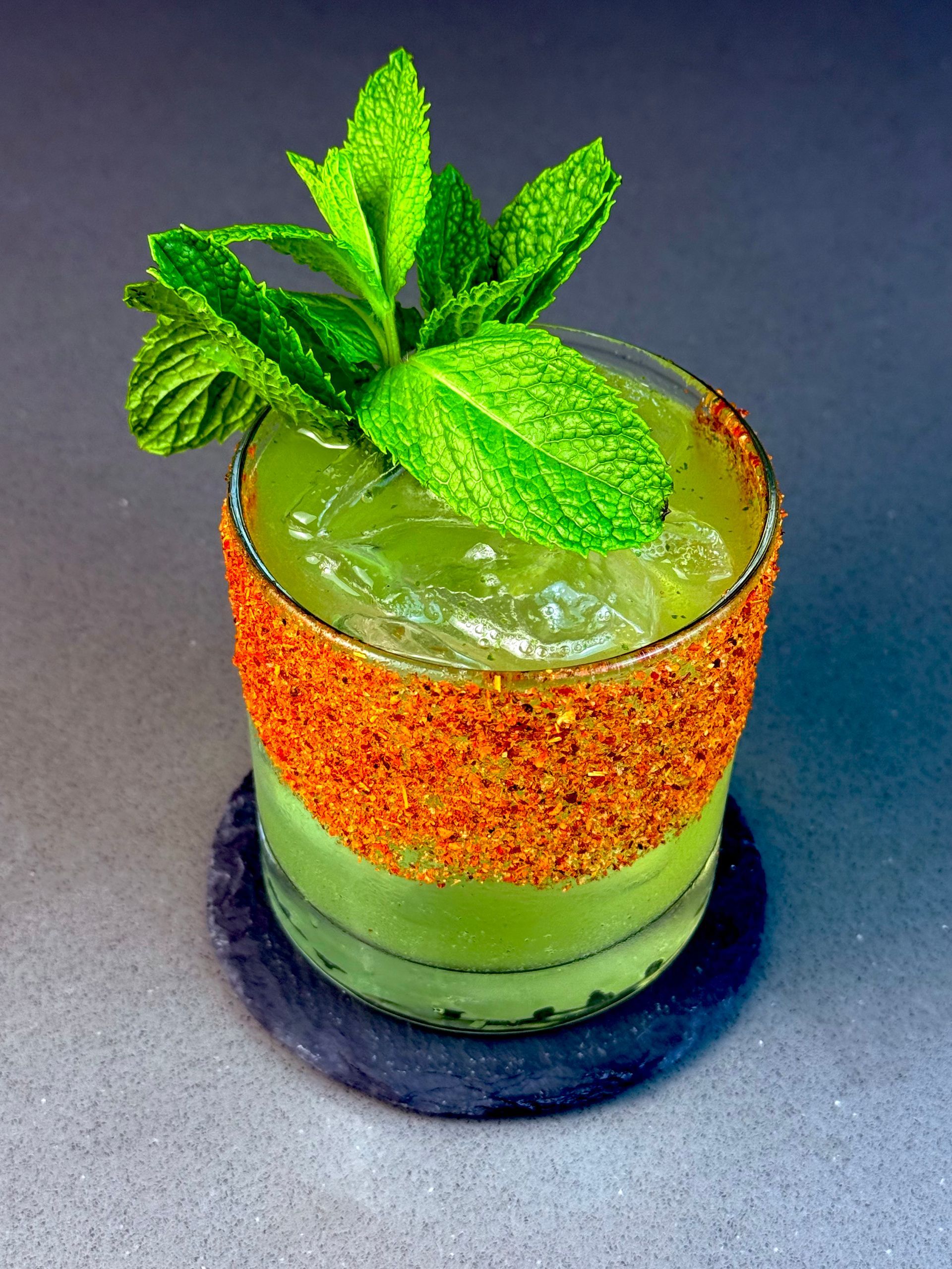 Spicy, minty and delicious margarita