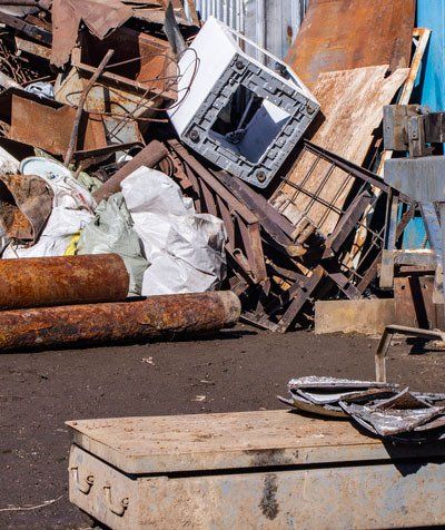 Scrap metal collection point