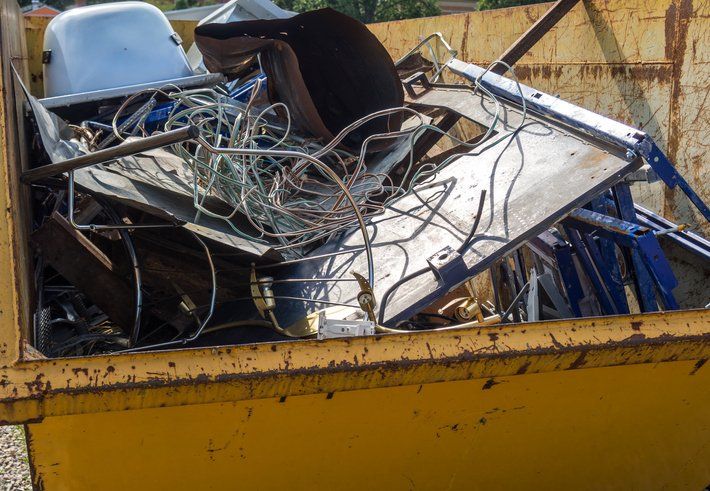 Scrap iron container