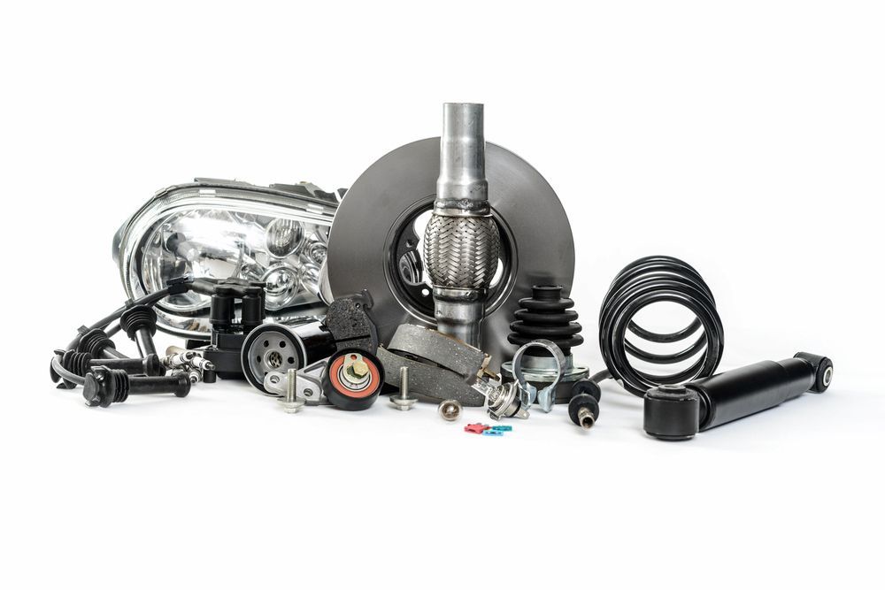Assorted Car Parts, Including a Headlight, Brake Rotor, and Springs — Crypto Parts In  Tuggerah, NSW
