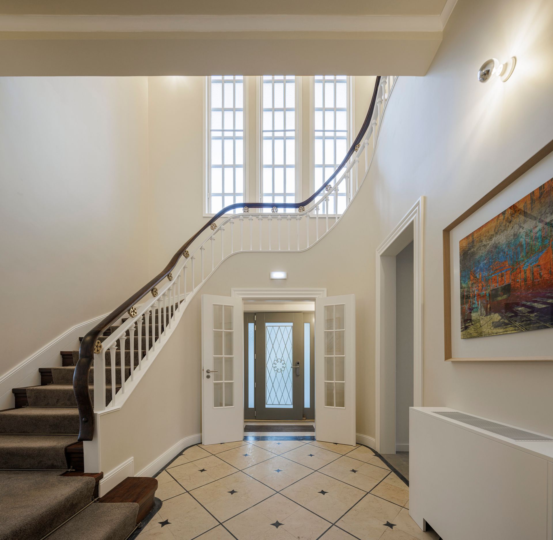 Hall and Staircase at Casa Kala, Boutique hotel in the Center of Porto. 