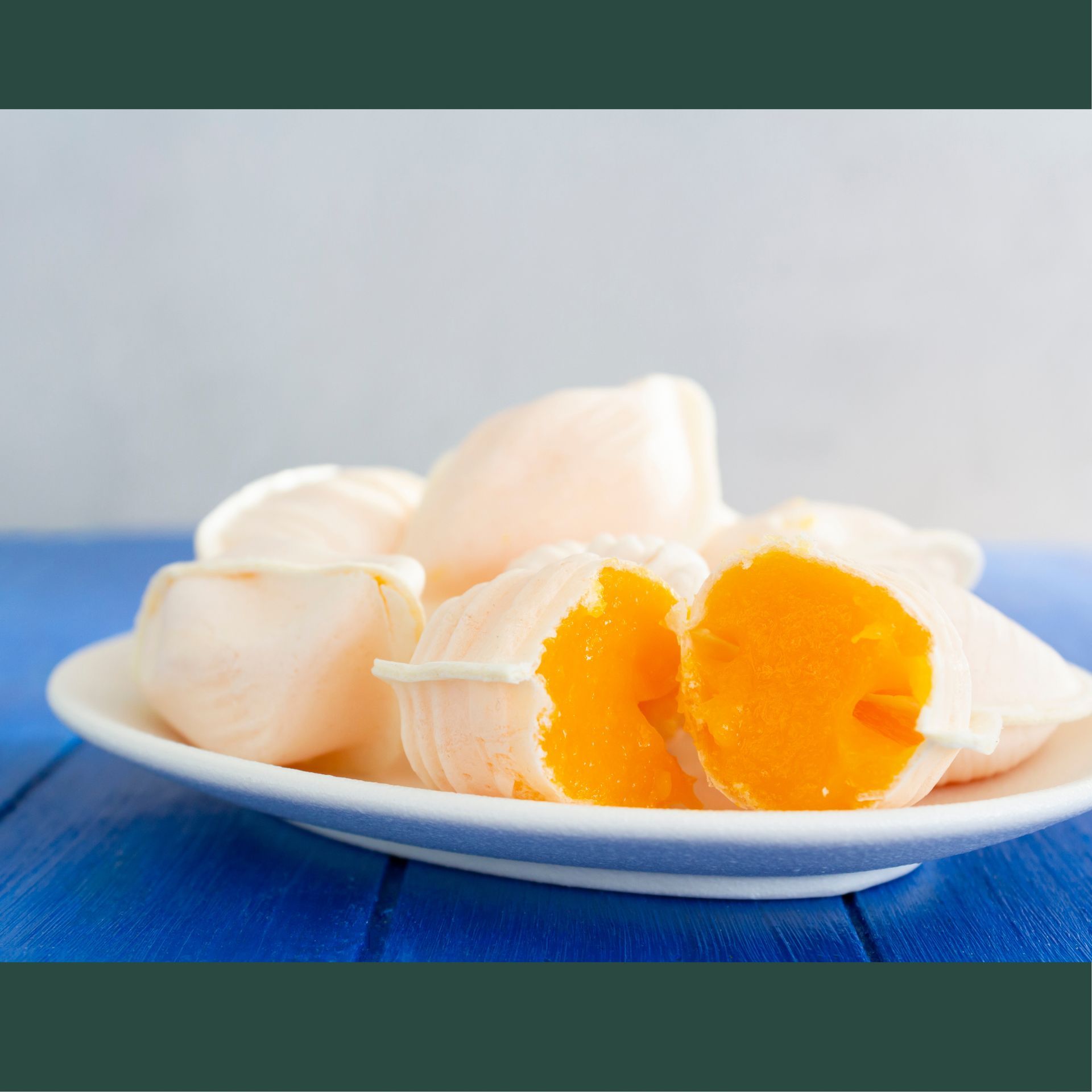 Traditional Portuguese sweet, Ovos Moles, from Aveiro