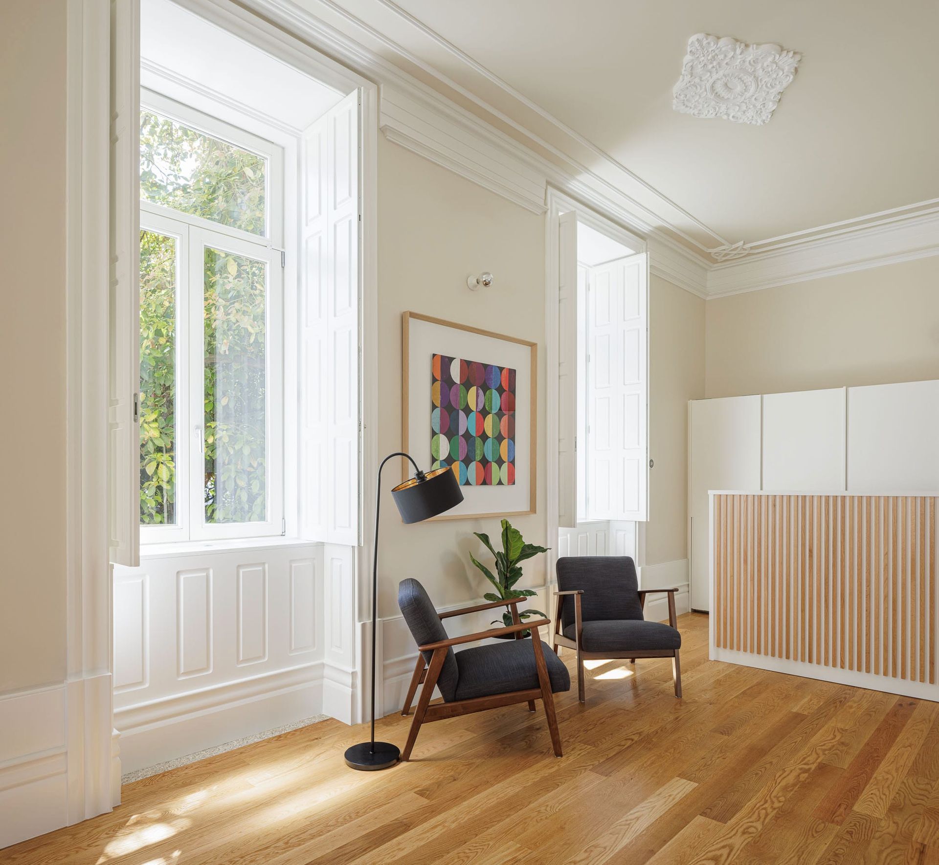 Interior of Casa Kala an exclusive Boutique Hotel in Porto. Designed by Januário Godinho, renovated by Ren Ito Arq.