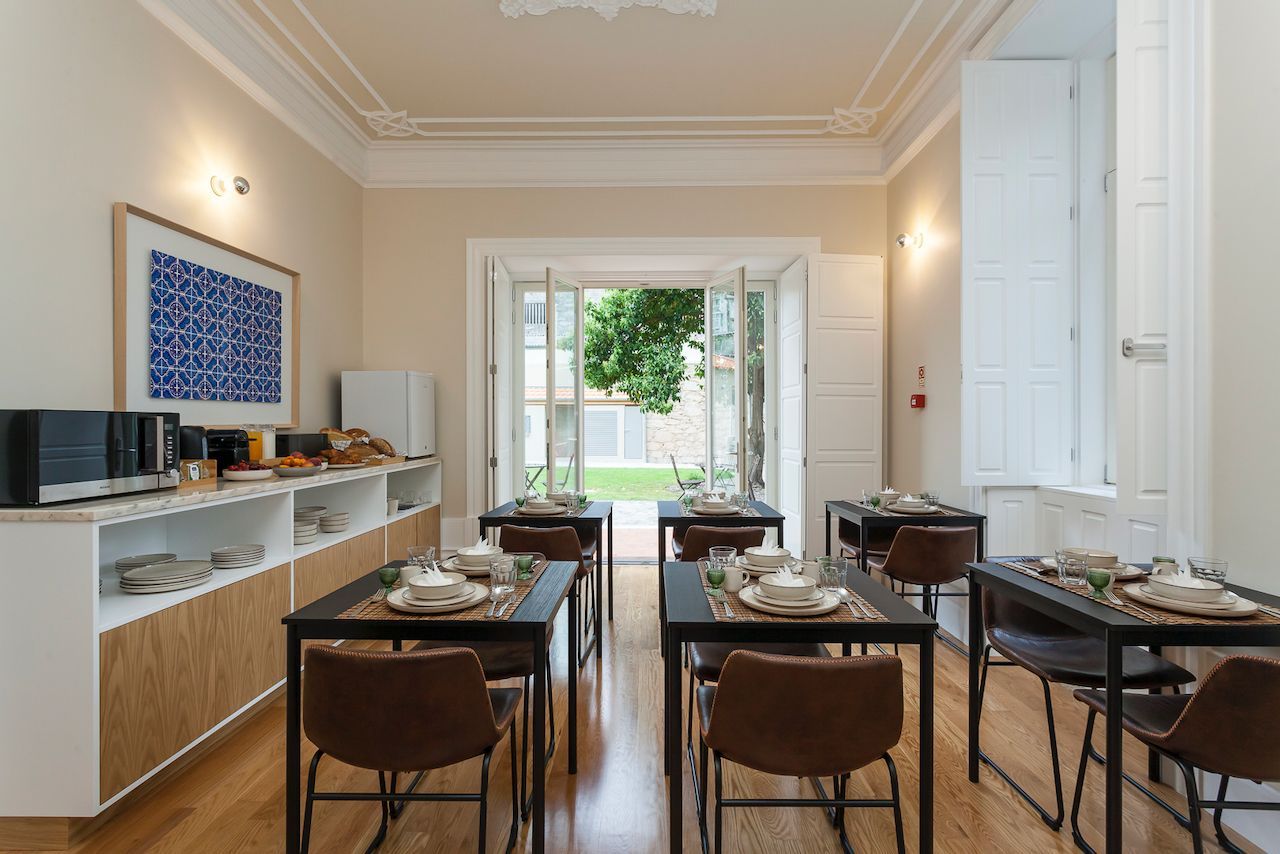 Interior of Casa Kala an exclusive Boutique Guesthouse in Porto. Designed by Januário Godinho, renovated by Ren Ito Arq.