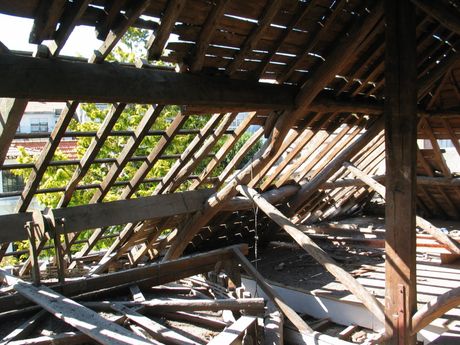 Casa Kala during restoration
