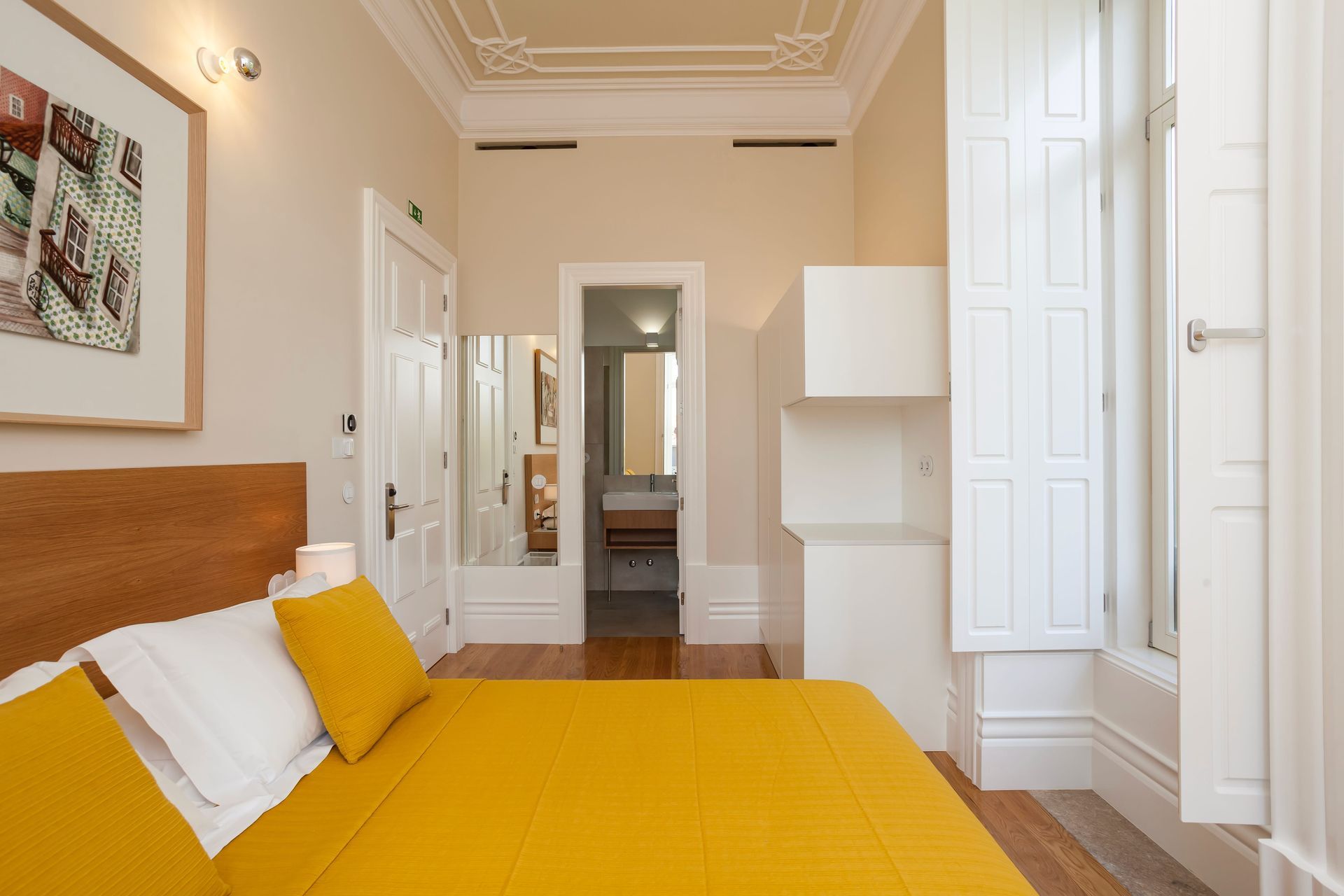 Casa Kala Interior. Double Rooms with Private Bathroom. Architecture, Design, Porto, Portugal