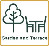 Outdoor spaces, garden and terrace Icon